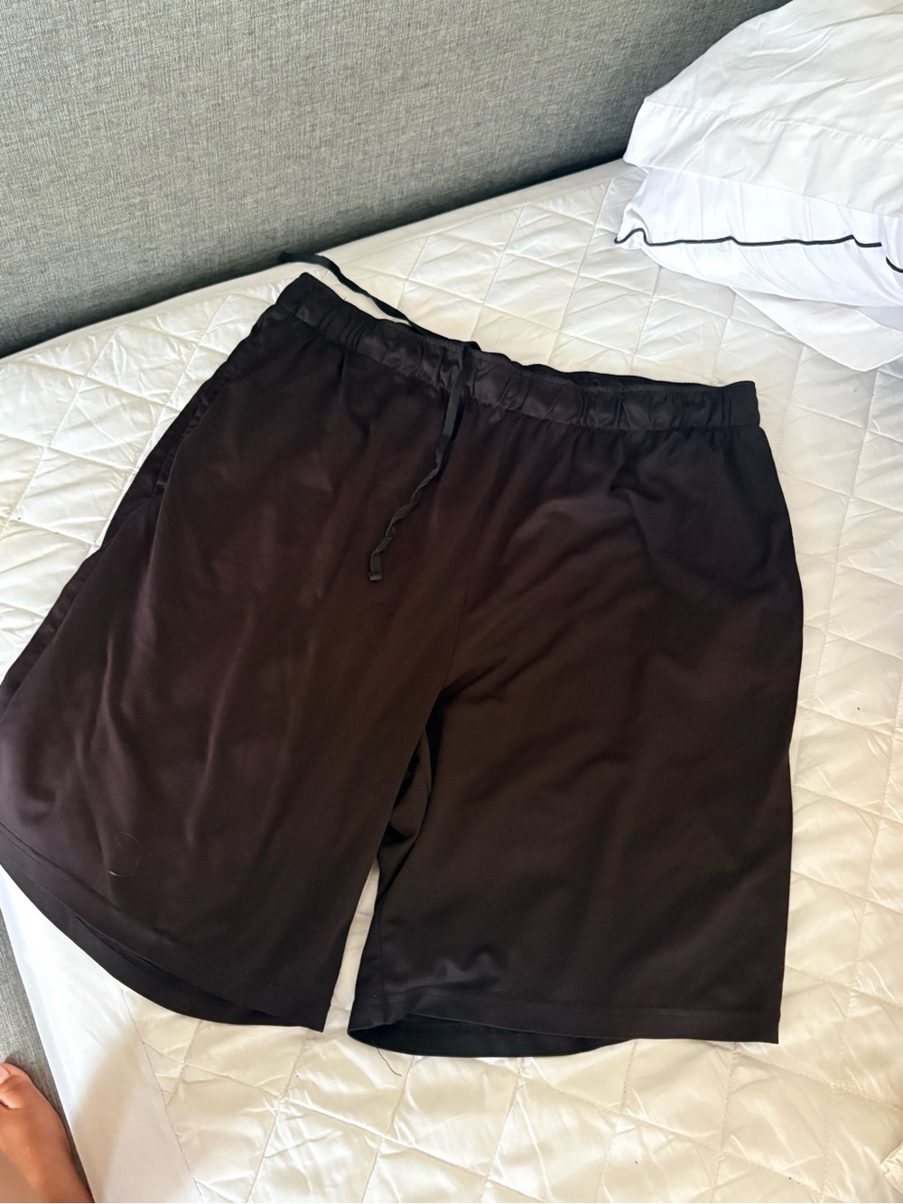 Pro Player Men's Black Athletic Drawstring Shorts